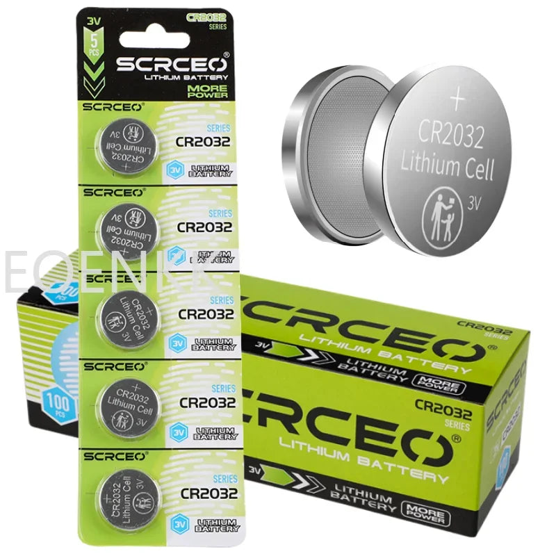 New2-50PCS CR2032 3V Lithium Battery CR 2032 Button Battery For espressGo smart scoop