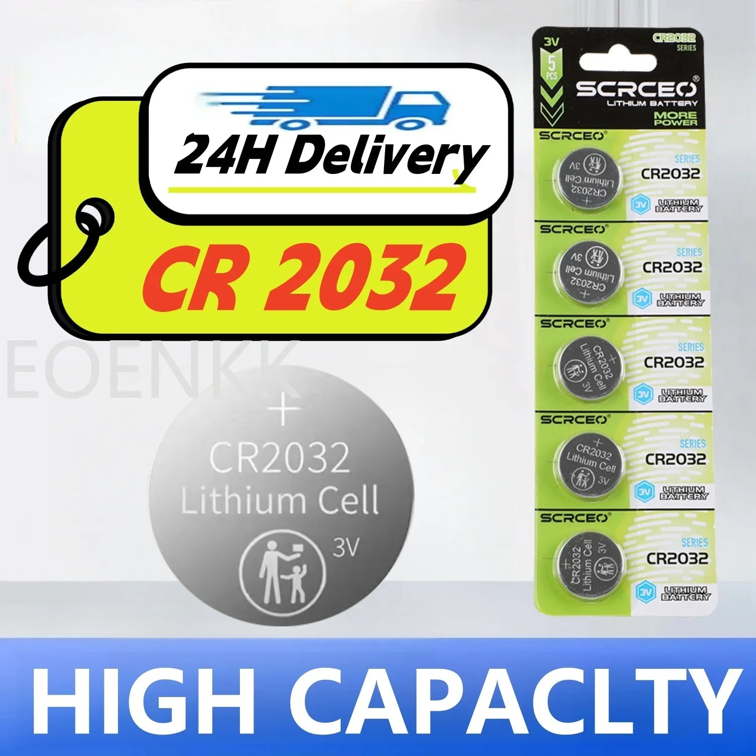 New2-50PCS CR2032 3V Lithium Battery CR 2032 Button Battery For espressGo smart scoop