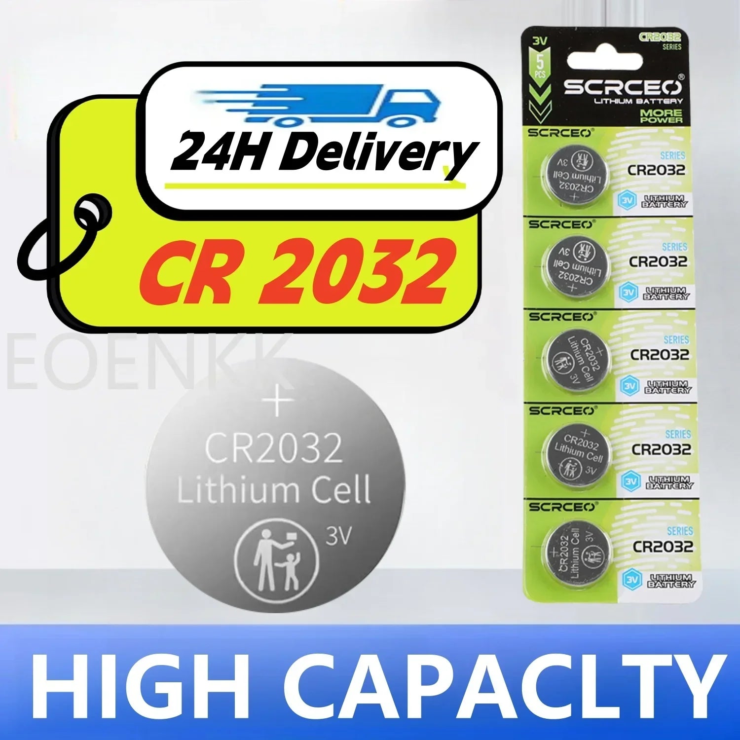 New2-50PCS CR2032 3V Lithium Battery CR 2032 Button Battery For espressGo smart scoop
